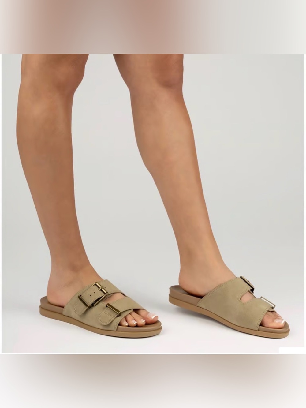 Journey Cosette Slide Sandal Adjustable Double Strap Women's Size 8